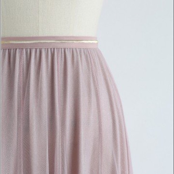 Chicwish Dresses & Skirts - Maxi Tulle Skirt in Glittery Pink